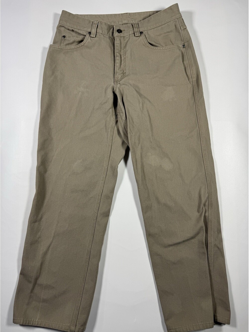 Duluth Trading Co. Flex Fire Hose Work Pants Size 34x30 Relaxed Fit Brown